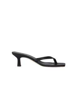 Wilma Nappa Heel in Black
