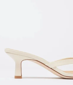 Wilma Nappa Heel in Cream