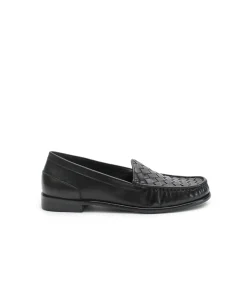 Woven Loafer in Black