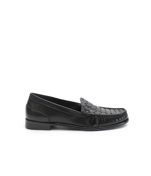 Woven Loafer in Black