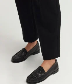 Woven Loafer in Black