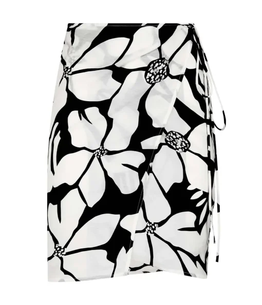 Wrap Mini Skirt in Magnolia