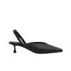Zadie Pointed Mule in Black