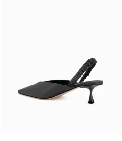 Zadie Pointed Mule in Black