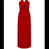 Zoe Bodice Dress in Red