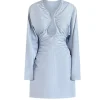 Zoe Mini Dress in Sky Blue